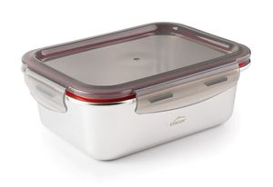 Hovedbilde Mikrob&oslash;lgesikker matboks i st&aring;l fra LACOR, 1200ml