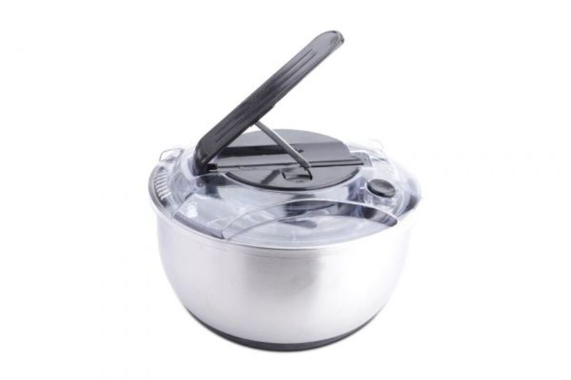 Salatspinner i st&aring;l fra WEIS, 24cm