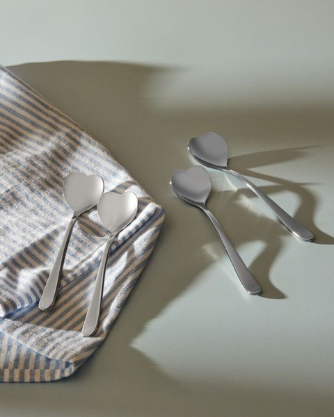 Hjerteformet iskremskjeer 4 stk. By Alessi