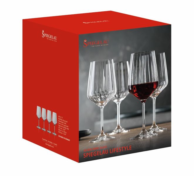 SPIEGELAU Lifestyle R&oslash;dvinsglass 630ml 4pk