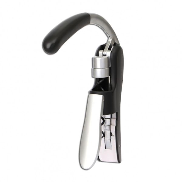 WEIS Vin&aring;pner + korkopptrekker i st&aring;l. Ergonomisk og enkel