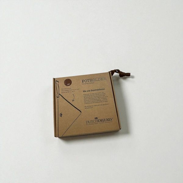 DUTCHDELUXES Gryteklut i skinn, Vintage Camel